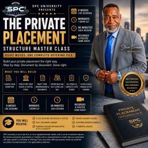 The Private Placement Structure Master Class